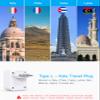 HANYCONY Italy Travel Power Plug Adapter, Type L Plug Adapter with 2 Outlets 3 USB Ports(2 USB C) for US to Italy Rome Uruguay Chile view 2