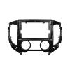 AYYDXRK 2DIN Car Stereo Radio Fascia Navigation Panel Trim Bezel Replacement Compatible with Mitsubishi L200 Triton 2015-2019 Manual AC Install Mount Kit(MT) view 1