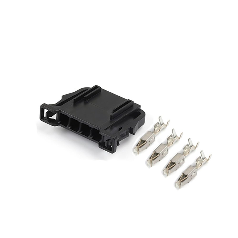1-20 Sets 4 Pin Car Door Horn Socket Automotive Brake Light Switch Connector 4D0972704 191972714 DJ7049C-2.8-11/21(Female Set,10Sets)