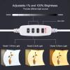 30cm Foldable LED Light Box, Portable Photo Studio, 3 Lighting Mode + 10 Level Dimmer + 6 Color Backgrounds, Simple Photographic Equipment view 2