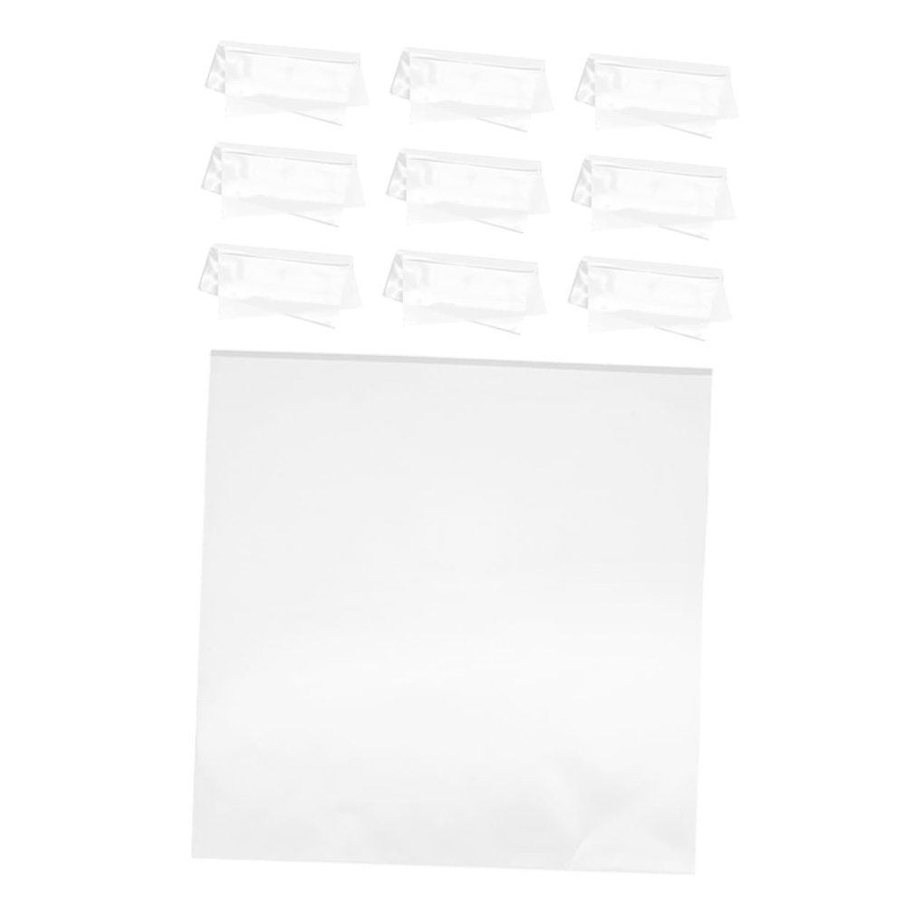 Garneck 12pcs Vinyl Record Outer Sleeves Protective Covers for Albums Fit for Vinyl Records Easy Identification against Dirt and Scratches