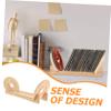 SECFOU Vinyl Record and Cd Storage Rack Desktop Organizer Slotted Base for Secure Display and Easy Access Space-saving Album Holder for Home Office Use view 3