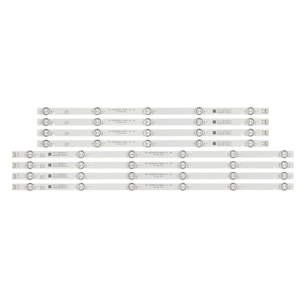 AGJPXFR LED Backlight Strip Fit for LG 55" TV 55UJ6200 55UJ6300 RF-AZ550E30-0501A-12 RF-AZ550E30-0601B-12 SDL550WY LD0-910 55E388G