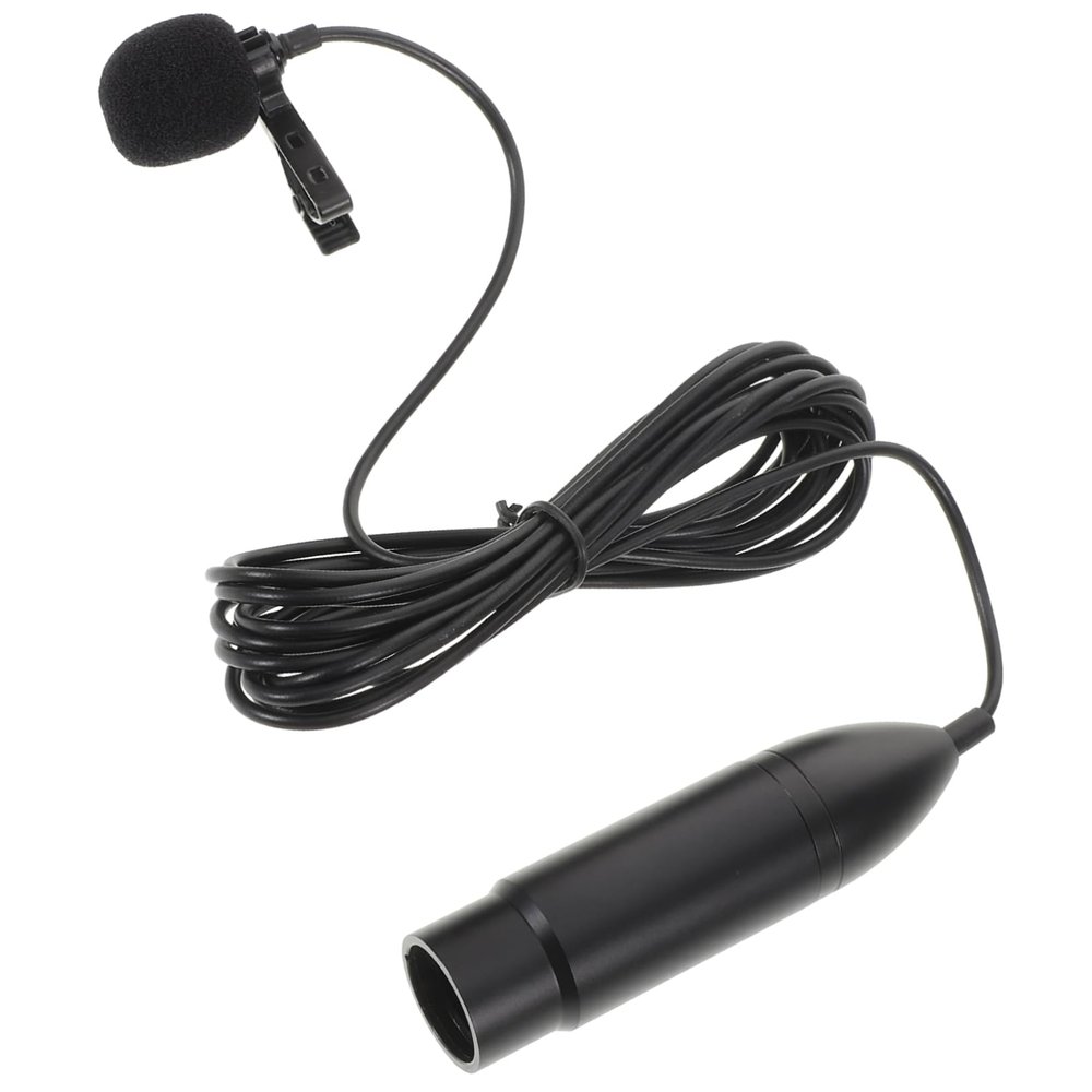 FAVOMOTO 48v XLR Lavalier Microphone with Omnidirectional Pickup Professional Wearable Lapel Mic for Recording Streaming and Live Broadcasts Lightweight and Portable Design