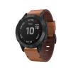 26mm 22mm 20mm Watchbands For Garmin Fenix8/7x/6x/7s/6s Quick Fit strap For Fenix7/6/Enduro3/MARQ series leather strap(Black,22mm) view 3