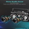 PRUNUS 750 AM FM Radio Portable with Bluetooth Dual Speakers, USB/TF Card Playback, USB-C/Solar Rechargeable Radios, Bluetooth Radio, Transistor Radios Portable AM FM view 2