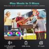 PRUNUS 750 AM FM Radio Portable with Bluetooth Dual Speakers, USB/TF Card Playback, USB-C/Solar Rechargeable Radios, Bluetooth Radio, Transistor Radios Portable AM FM view 3