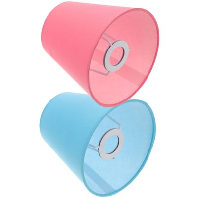 QUMIIRITY 2pcs Chandelier Lamp Shade Replacement Light Covers Macaron Colors for Decor Easy Installation for Pendant Vintage Lighting