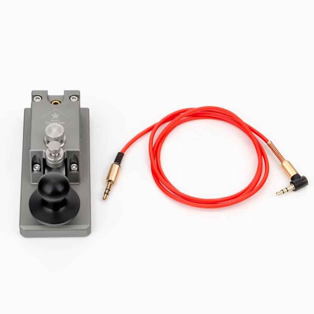 iDili 711 Magnetic Amateur Radio Key PRO Mini Key HF Shortwave CW Morse Code CW Telegraph Key Magnetic Direct