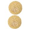 WOONEKY Indoor Woven Chandelier Light Fixture Lamp Shade Decor Accessory Multi-purpose Ceiling Lamp Cover view 1
