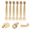 QUMIIRITY 6pcs Cabinet Pull Handles for Kitchen and Bedroom Durable Elegant Design for Cupboards and Dressers Easy to Install Non-Fading Strong Construction view 4