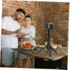 Gadpiparty Adjustable Mobile Tripod Stand Aluminum Holder for Filming 180 Rotating Professional Photography Accessory view 4