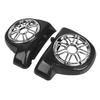 SHMTOOL Unpainted 6.5" Speaker Pods Boxes Lower Vented Fairing & Chrome Grills Cover for Harley Touring Electra Glide Street Glide Special FLHXS Road Glide FLTRX 2014-2023 view 1