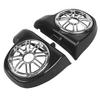 SHMTOOL Unpainted 6.5" Speaker Pods Boxes Lower Vented Fairing & Chrome Grills Cover for Harley Touring Electra Glide Street Glide Special FLHXS Road Glide FLTRX 2014-2023 view 2