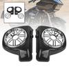 SHMTOOL Unpainted 6.5" Speaker Pods Boxes Lower Vented Fairing & Chrome Grills Cover for Harley Touring Electra Glide Street Glide Special FLHXS Road Glide FLTRX 2014-2023 view 3