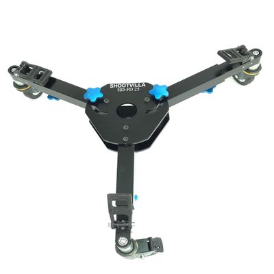 Heavy Duty Studio Camera Floor Dolly + Euro Mount for Tripod -Bazooka