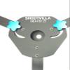 Heavy Duty Studio Camera Floor Dolly + Euro Mount for Tripod -Bazooka view 2