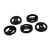 MERRYHAPY 5pcs Vinyl Record Adapter Converter for Turntables Phonograph Replacement Accessories Easy to Use Black view 1