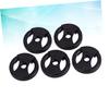 MERRYHAPY 5pcs Vinyl Record Adapter Converter for Turntables Phonograph Replacement Accessories Easy to Use Black view 4