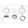 MINZIHAO M7 Lens Mount 8 x 8 CCTV Accessories Multilayer Coating(M7 Mount 3.9MM) view 3