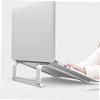 MERRYHAPY Elevated Laptop Raiser Stand Fan Aluminum Alloy Computer Rack Holder for Couch Bed Silver view 3