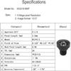 MINZIHAO CCTV Lens 8MP 2.2mm 1/2.5 inch IR Distortionless F1.8 M12 Mount with 650nm IR Filter for Camera Multilayer Coating view 3