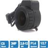 MINZIHAO 3MP Lens 2.8-12mm Varifocal HD CCTV Lens F1.4 Auto Iris CS Mount Lens for IP Security Surveillance Camera Multilayer Coating view 4