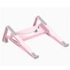 SPXTOM 2-in-1 Notebook Stand, Desk Ergonomic, Aluminum, Portable Laptop Riser, Notebook Holder, Save Space, All 17" E-Readers(Pink) view 1