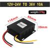 12V24V to 36V DC to DC Boost Converter Step Up Power Inventer Stabilizer Voltage Regulator Module Waterproof(10A Iron L,12V_36V) view 2