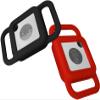 Geiomoo Silicone Case for Tile Mate 2024, 2022, 2020, Cover for Tracker Anti-Scratch, Holder Protect Finder Tag for Dog, Cat, Pets, Kids (Black+Red) view 1