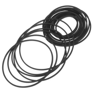 FUNOMOCYA 40pcs Cassette Player Replacement Rubber Belts for Recorder DVD Drives Flexible Tape Belts Mixed for Cd Video Devices Cassette Decks