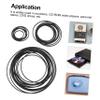 FUNOMOCYA 30pcs Rubber Replacement Belts for Cassette Players Durable Recorder Rubber Belts Flexible and Smooth for Music Playback and Recorder Maintenance view 2