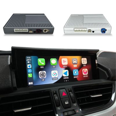 Wireless Carplay Retrofit Kit Decoder for BMW serisi 5 7 F10 F11 F07 GT F01 F02 F04 NBT System Android Mirror Link AirPlay CarPlay Camera Function (NBT System Black)