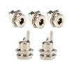 DC-099 5.5 x 2.1mm DC Power Female Socket Jack Panel Mount Connector 5.5 * 2.1mm Metal DC Jack Adapter and Waterproof Cap(with Waterproof Cap,5PCS) view 3