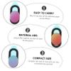 Gadpiparty 3pcs Privacy Cover for Webcam Camera Protector Lens Caps Laptop Camera Covers Webcam Slider Protect Your Privacy Security view 2