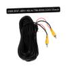 PartyKindom Car Video Audio Extension Cable for Rear View Camera Durable RCA Cable for Auto and Dash Cam Connection Easy Installation and Materials view 4