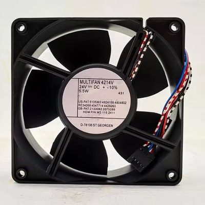 4214V 120X120X38MM 24V 0.23A 5.5W 5-Wire Cooling Fan