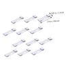 Cabilock 24pcs Repair Vane Saver for Vertical Blinds Lightweight Blind Fixer Tabs Reusable Organized view 2
