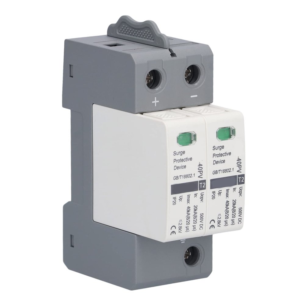 500V DC Voltage Arrester 20kA 40kA Protector CHLT-40PV for Strike with Simple Wiring