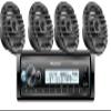 Pioneer MVH-MS512BS Marine Digital Media Receiver with Bluetooth (Does not Play CDs) Bundled with + (2) Pair 6.5" 2-Way Marine Speakers view 1