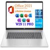 HP 17.3" HD+ Business Laptop, 13th Gen Intel Core i5-1334U (10cores,12 Threads),64GB RAM,1TB PCIe SSD, Free Lifetime Office 2021, HDMI, WiFi 6, BT5,Windows 11 Pro,Silver view 1