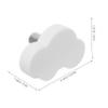 OSALADI 6pcs Decorative Soft Rubber Cabinet Door Handles Kitchen Drawer Knobs Dresser Knob Covers for Furniture Closet Cupboard view 4
