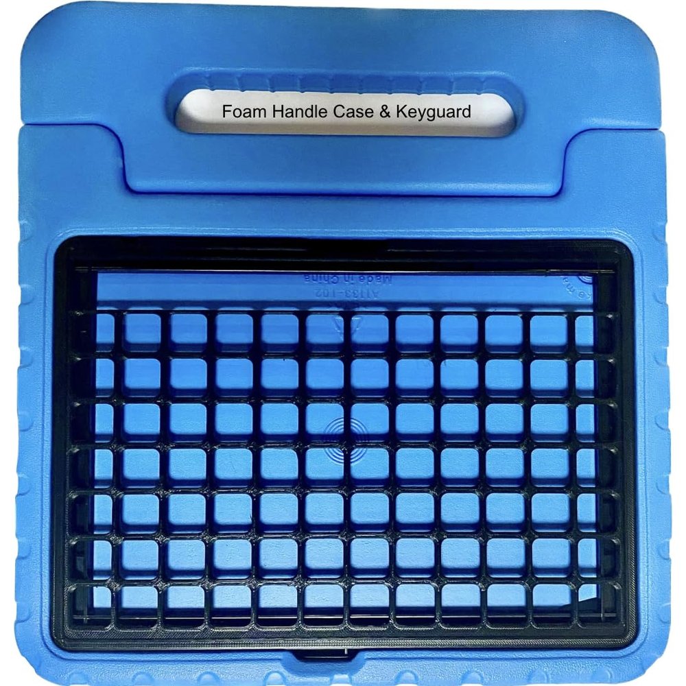 AAC Keyguard & Foam Handle Case for iPad 10.9 (10/11th Gen, 11-inch (A16), iPad Pro 11, iPad Air 5) | LAMP Words for Life, TouchChat, Proloquo2Go, TD Snap, etc. (iPad and Applications not Included)