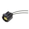2Pin Black 1.8MM Auto Water Temperature Electronic Connector Wire Harness p/Lug 178390-2(Female with Wire) view 1