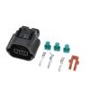 1 Set 3 Pin 1.2mm Auto Speed Wire Connector EVO Mivec Camshaft p/Lug 7283-8730-30 MG641234-5(Female) view 1