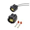 2Pin Black 1.8MM Auto Water Temperature Electronic Connector Wire Harness p/Lug 178390-2(Female) view 2