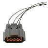 1 Set 4 Pin 6098-0144 Gasoline Pump p/Lug Alternator Repair Connector O/y-gen p/Lug Female Male(Female with Wire) view 1