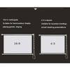 BERWDUXA 60 72inch HD Projector Screen Manual Pull Down, Movie Screen 16:9 4:3, Retractable Wall Ceiling Mount Projection Screen, Light Resistant(40"(16:9)) view 4