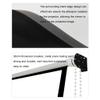 BERWDUXA Roll Projector Screen 60" 72" Manual Pull Down HD Movie Screen, Self-Locking, Wall Mount Projector Curtain 16:9 Format, Wrinkle Free(4:3,30in) view 4