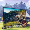 ZYXQQJ 84" 120" 200" 250" 300" Projector Screen Folding Projection Screen Outdoor Movie Screen for Camping Office Party Home Cinema(300",16:9) view 1